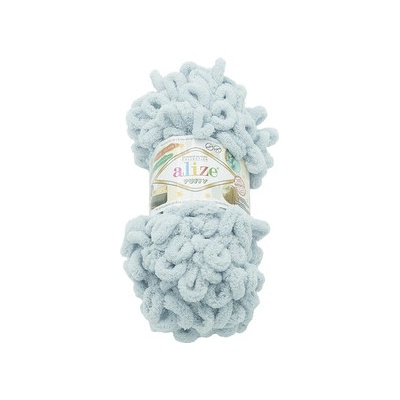 Pletací příze Alize PUFFY 416 šedá, efektní, 100g/9,2m