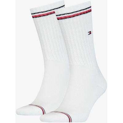 Tommy Hilfiger Чорапи 2 чифта Tommy Hilfiger | Byal | МЪЖЕ | 39-42