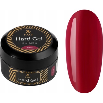 F O X Hard modelovací gel red červený 15 ml