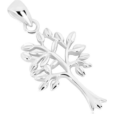 Šperky Eshop Přívěsek strom života úzký kmen s rozvětvenou korunou stříbro 925 S19.23