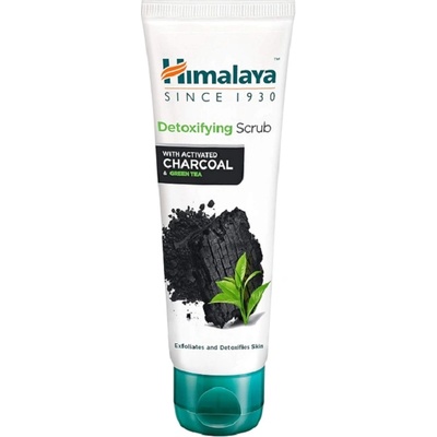 Himalaya Детоксикиращ ексфолиант за лице с активен въглен, 75 ml