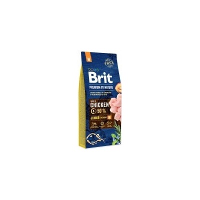 Brit Premium by Nature Junior Medium Breed Chicken 2 x 15 kg