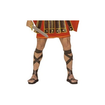 Rímske sandále s koženým vzhľadom