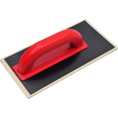 TOPTRADE hladítko ABS, posunuté, plsť biela, 280 x 140 x 8 mm