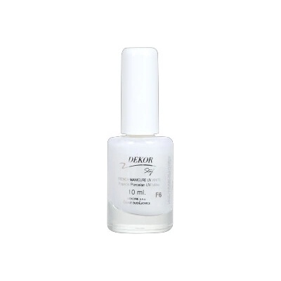Dekore Dekor lak na nechty porcelán biely 10 ml