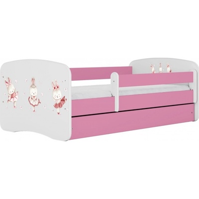 Kocot kids Babydreams králíčci růžová bez šuplíků bez matrace
