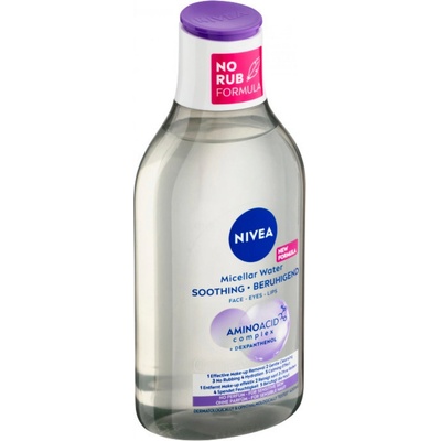 Nivea MicellAir Jemná micelárna voda pre suchú až citlivú pleť 400 ml