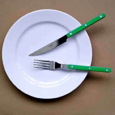 Sabre Paris Sada příborů Bistrot Brillant Garden Green 4 ks