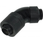 Alphacool Компресионен фитинг Alphacool, 13/10 - G1/4, 45°, Въртящ се, Черен мат (AC-62362) - mypc