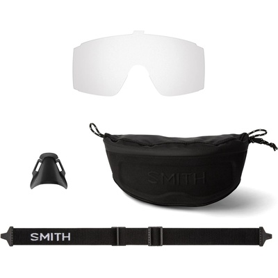 SMITH Алпийски очила Smith Pursuit S3 (VLT 10%) + S0 (VLT 89%) Glacier glasses - Matte Black - размер One Size (205-3550-0111)