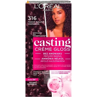 Loreal Casting Loreal Paris Casting farba na vlasy 316 tmavá fialová