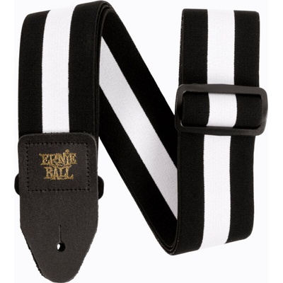 Ernie Ball Comfort Stretch Racer White Колан за китара (<![CDATA[P05327]]>)