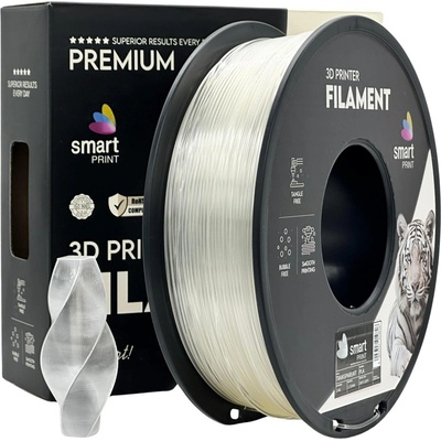 Smart Print FG-S68-E1, 3D филамент, PLA, 1, 75mm, 1000g, Прозрачен (Transparent) (FG-S68-E1)