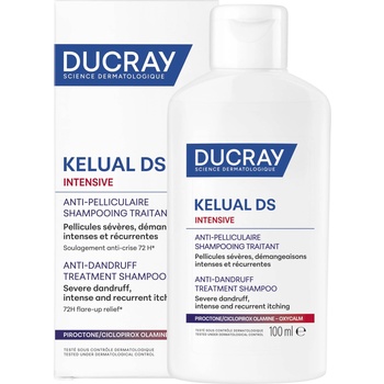 Ducray Kelual DS Третиращ шампоан против тежък пърхот Intensive, 100 ml