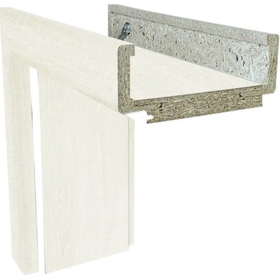 Solodoor obložkové 90 Ľ 100 mm Andorra biela