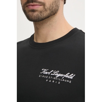 Памучна тениска Karl Lagerfeld (A1M44017)