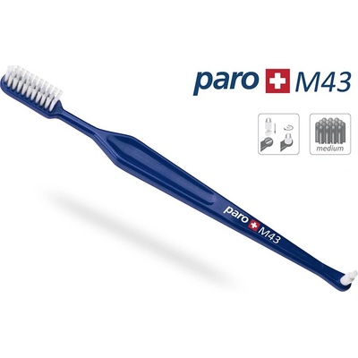 Paro M43 4 řady štětin P9705 střední