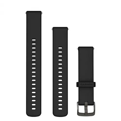Garmin Бързоосвобождаваща се каишка - Black (18 мм) 010-13406-02 (010-13406-02)