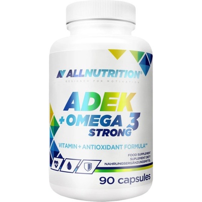 Allnutrition ADEK + Omega 3 Strong podpora správneho fungovania organizmu 90 kapsúl