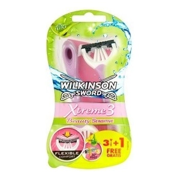 Wilkinson Sword Xtreme 3 Beauty Sensitive 4 ks