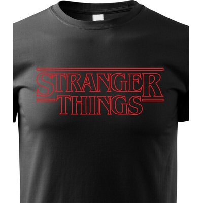 Dětské tričko Stranger Things Černá Canvas Dětské tričko Bezvatriko.cz 0607