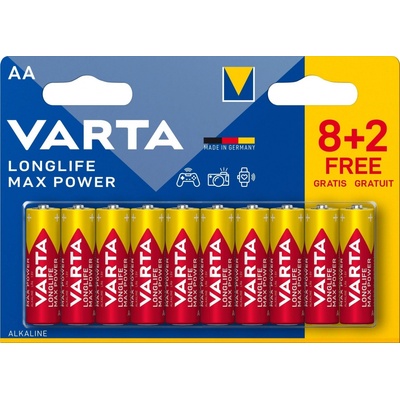Varta Longlife Max Power AA 10ks 4706101410