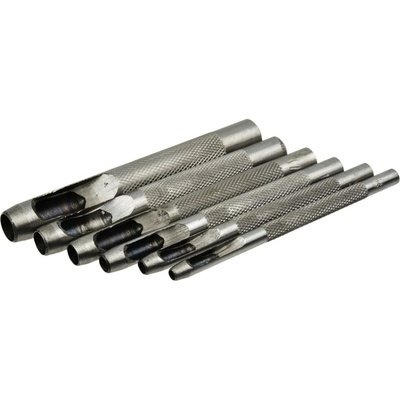 Tyčové výseky - dierovače, priemer 2,8 – 8 mm, sada 6 kusov GEKO G01820