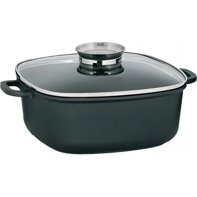 Kela Квадратна тенджера KELA KERROS със стъклен капак - 28 х 28 х h11 см (KELA 11553)