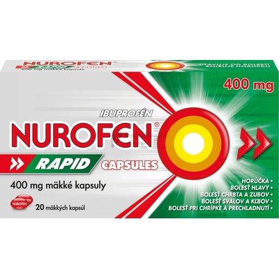 Nurofen Rapid 400 mg Capsules cps.mol. 20 x 400 mg