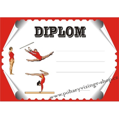 VIZINGR Gymnastika diplom A4 č.11
