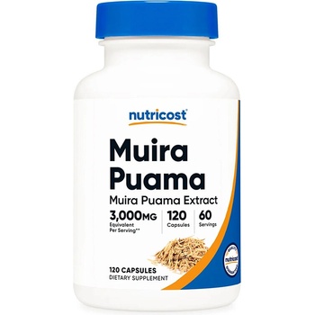 Nutricost Муира Пуама 150 mg 120 капсули | Nutricost (57672 (800119) NC)