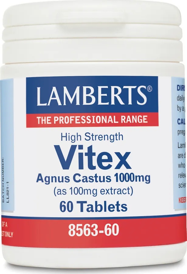 LAMBERTS Хранителна добавка Агнус кастус(Витекс), Lamberts Vitex Agnus - Castus 1000mg 60 tabs