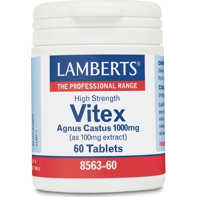 LAMBERTS Хранителна добавка Агнус кастус(Витекс), Lamberts Vitex Agnus - Castus 1000mg 60 tabs