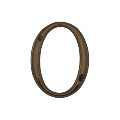 MPK - DOMOVÁ ČÍSLICA "0" - 80 mm BRM.LL - bronz matný | MP-KOVANIA.sk
