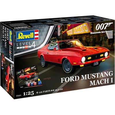 Revell Ford Mustang Mach I James Bond 007 Diamonds Are Forever Gift-Set 1:25