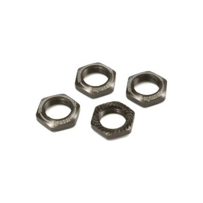 Kyosho Serrated Wheel Nuts Inferno 1:8 4 Gun Metal