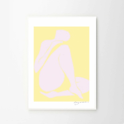 The Poster Club Plagát Lilac Intimacy by Tiny Stories 30x40 cm