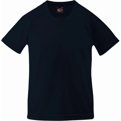 Fruit od the Loom Performance tričko detské s krátkym rukávom navy
