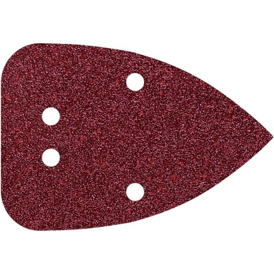 Wolfcraft 1757000 univerzálny brúsny papier na suchý zips, s otvormi Zrnitosť 80 (d x š) 136 mm x 96 mm 10 ks