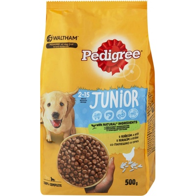 Pedigree Medium & Large Junior s kuřetem 0,5 kg