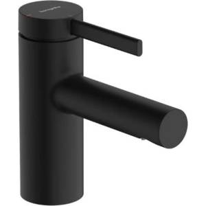 Hansgrohe Zesis S - Смесител за умивалник със сифон, EcoSmart+, CoolStart, матово черно 74714670 (74714670)
