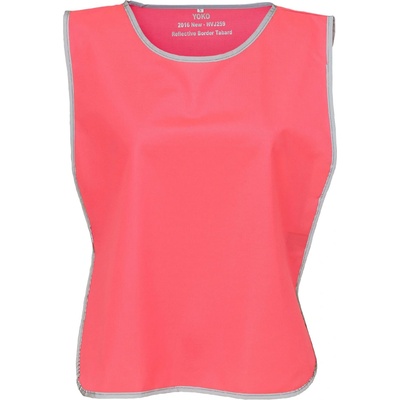 Yoko reflexní vesta Fluo neon pink