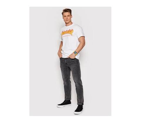 Thrasher Flame Logo white