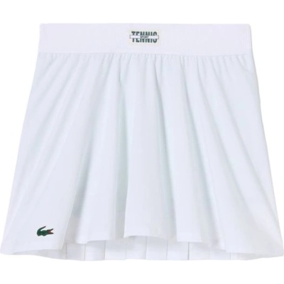 Lacoste Дамска пола Lacoste Pleat Back Ultra-Dry Tennis Skirt with Contrast Shorts - Бял