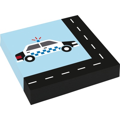 Amscan Салфетки - Пътен трафик 33 х 33 см 20 бр