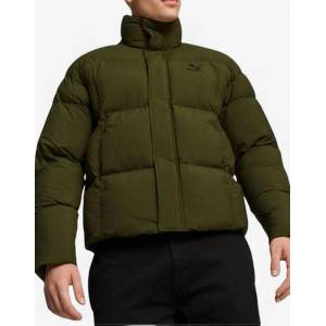 PUMA Classics Oversized Puffer Jacket Green - magazinko