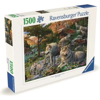 RAVENSBURGER Vlci 1500 dílků