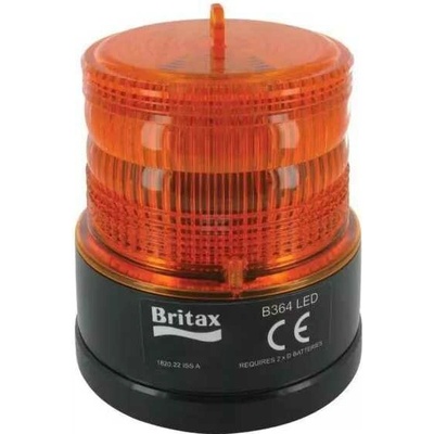 LED minimajáček Britax B36400BAT, na baterie, oranžový, magnetický – Hledejceny.cz