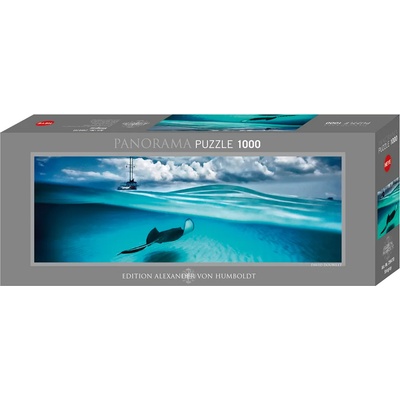 Heye Панорамен пъзел Heye от 1000 части - Морски скат, Александър фон Хумболт (29470)