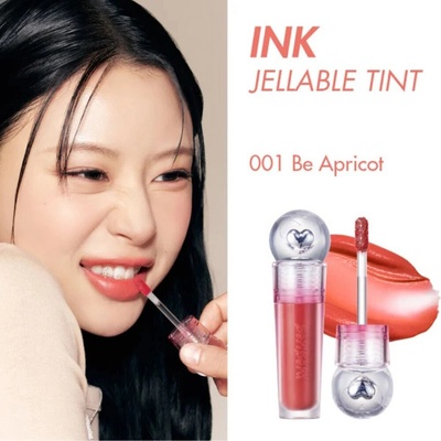 Peripera Ink Jellable Tint 1 Be Apricot hydratační tint na rty pro zdravý vzhled rtů 3,7 g
